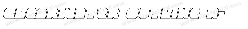 Clearwater Outline R字体转换